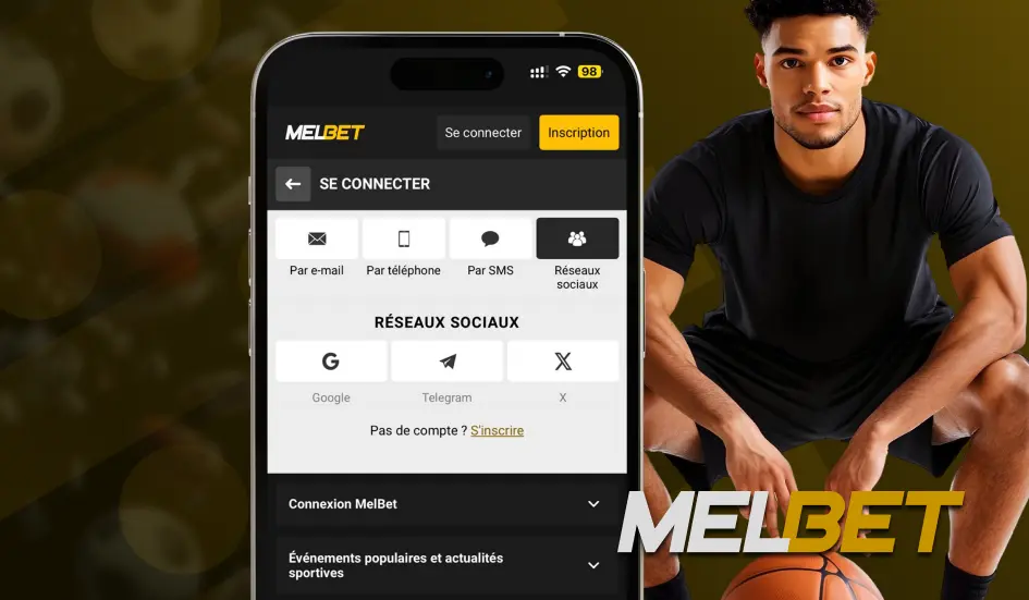melbet inscription medias sociaux